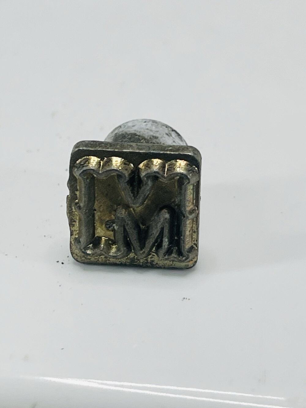 Leather Stamp M Tandy Craftool Alphabet Single Replacement Letter Size 1/2 Inch